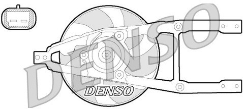 DENSO Wentylator, chłodzenie silnika DER09055