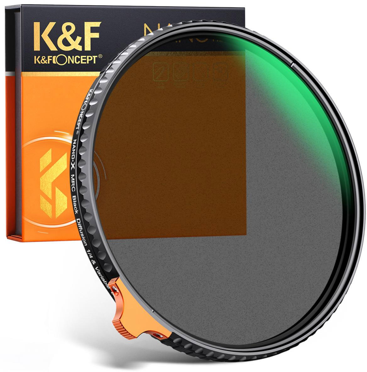 KF Concept Filtr szary regulowany dyfuzyjny K&F Concept Variable Mist (ND2-ND32 / 1-5stop) Nano 67mm KF01.1813