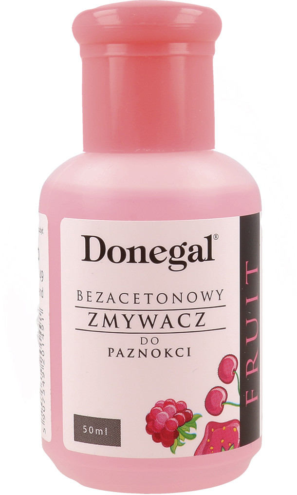 Donegal Bezacetonowy Zmywacz Do Paznokci Fruit 50ml 9149
