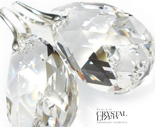 Swarovski PROMOCJA! kolczyki SREBRO 28mm