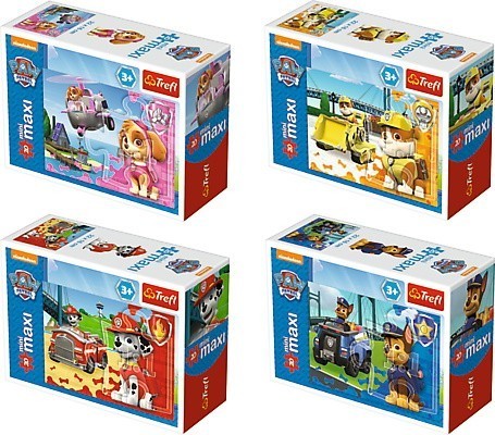 Trefl Puzzle 20 elementów Mini Maxi Psi Patrol/24 sztuki