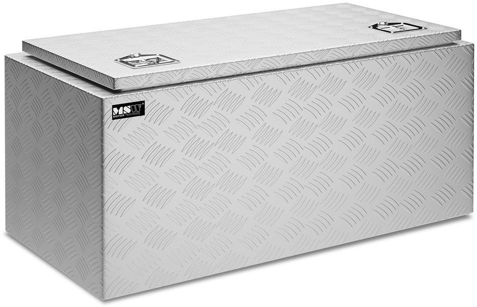 456 MSW Motor Technics 45674787 Skrzynka narzędziowa MSW aluminium 119 l wodoodporna wymiary 91 x 45 x 44,5 cm) 74787-uniw