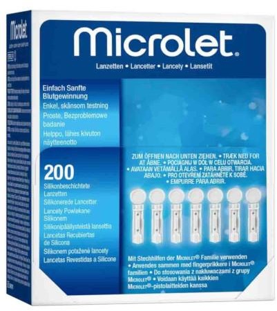 BAYER CONSUMER CARE AG Microlet lancenty (igły) 200 sztuk 9036900