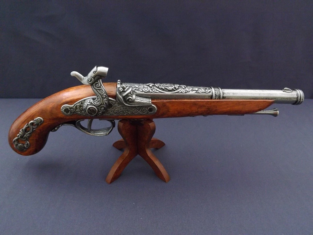 Denix SA REPLIKA PISTOLET FRANCUSKI NA STOJAKU MODEL 1014G+800 1014G+800