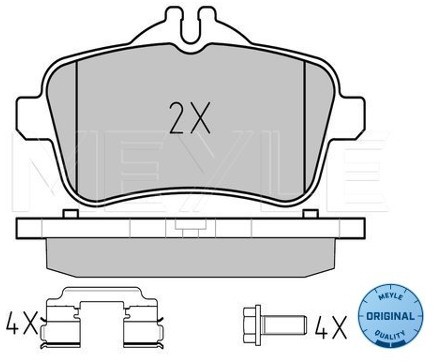 Wulf Gaertner Autoparts Zestaw klocków hamulcowych, hamulce tarczowe Wulf Gaertner Autoparts 025 252 1518