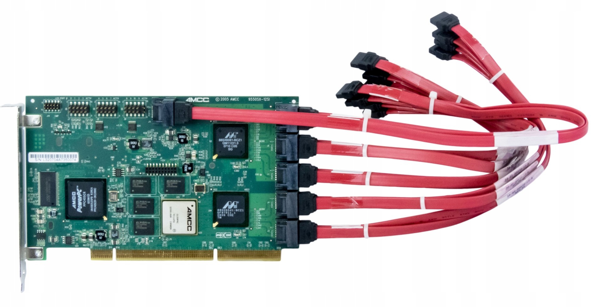 3WARE 9550SXU-12 12x Sata Raid 256MB Pci-x