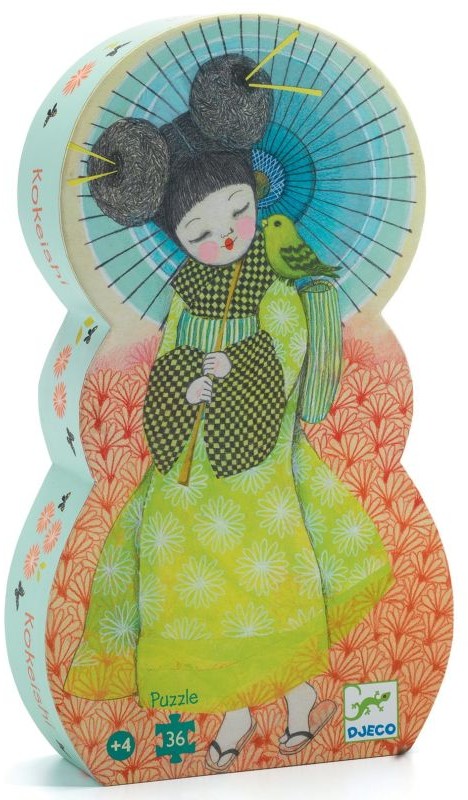 Djeco Puzzle tekturowe Kokeishi 36el.