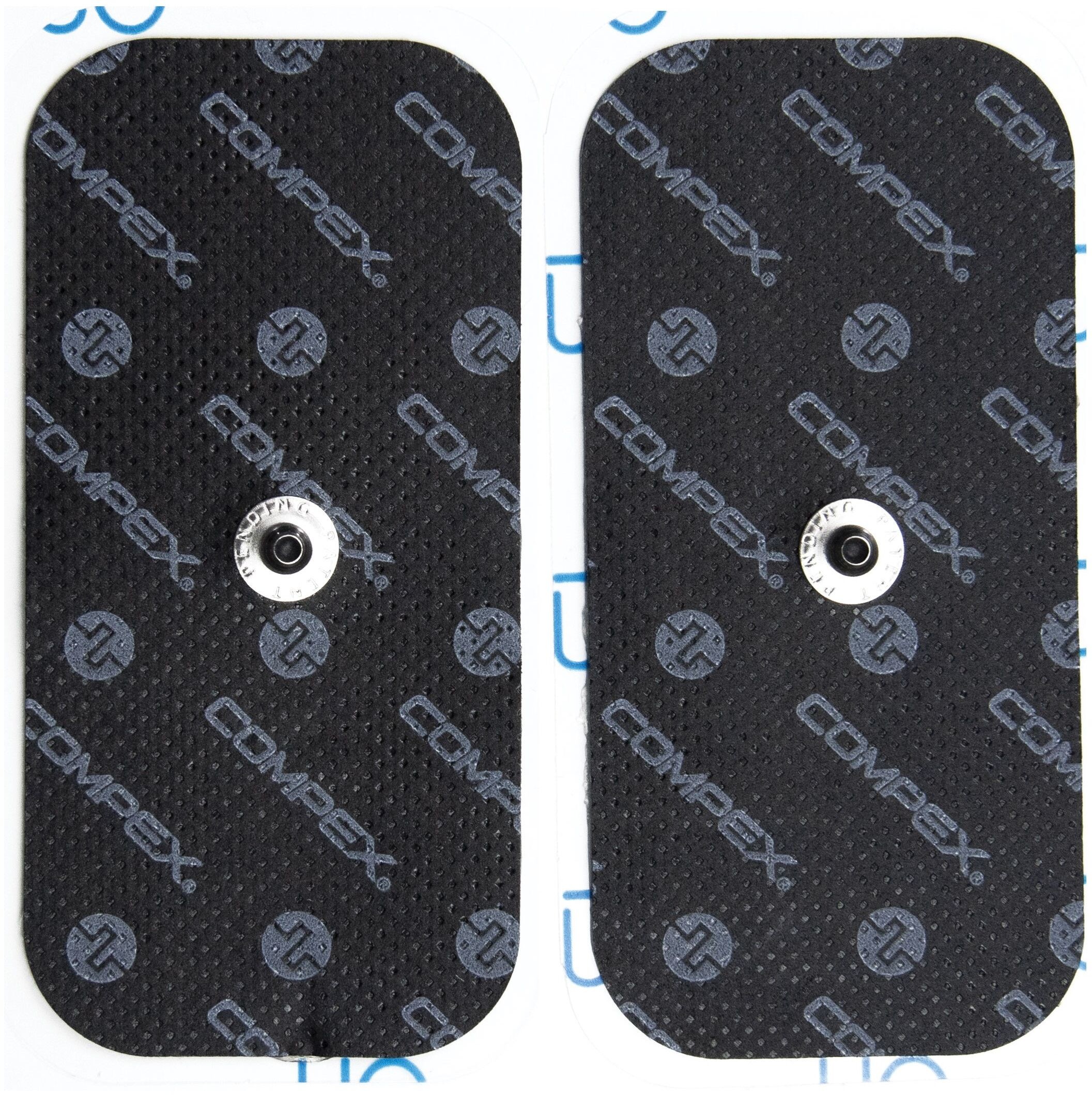 Compex Elektrody pojedyncze EasySnap 5cm x 10cm do elektrostymulatorów Compex - 2 sztuki (Compex 42222)