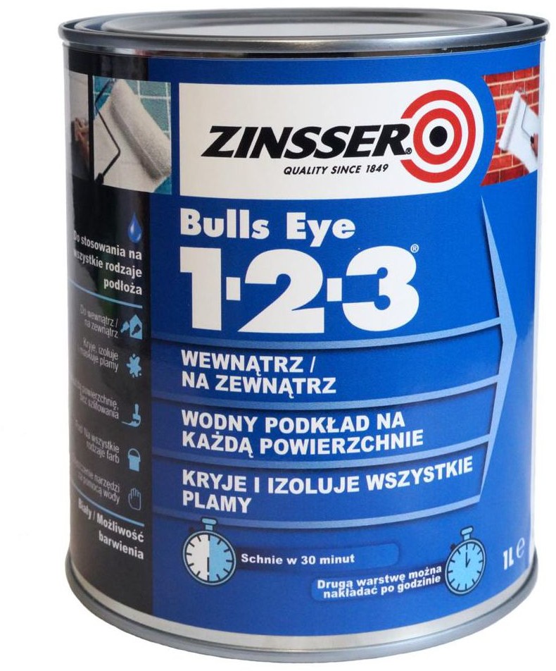 ZINSSER Farba podkładowa BULLS EYE 123 ZINSSER