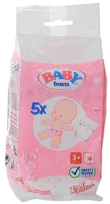 Zapf Creation BABY born - Pieluszki 5 szt. 815816