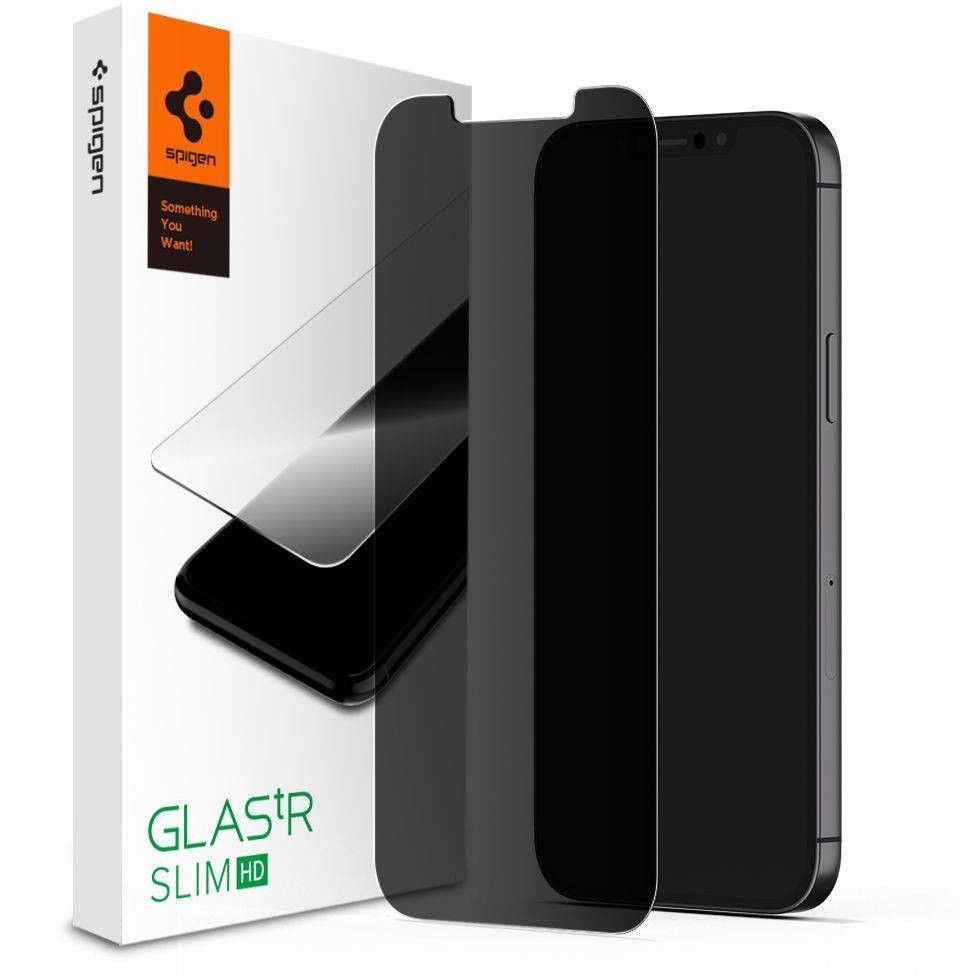 Spigen SZKŁO HARTOWANE GLASS.TR IPHONE 12/12 PRO PRIVACY fd-16832-0