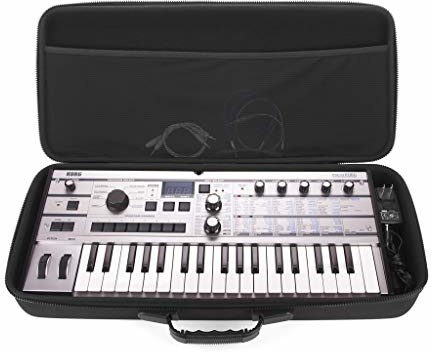 Korg Analog Cases Analog Cases PULSE etui na MicroKorg/MicroKorg XL+ lub porównywalne syntezatory (etui transportowe wykonane z trwałego, formowanego EVA/nylonu, najwyższej klasy uchwyt), czarne P27MCRO