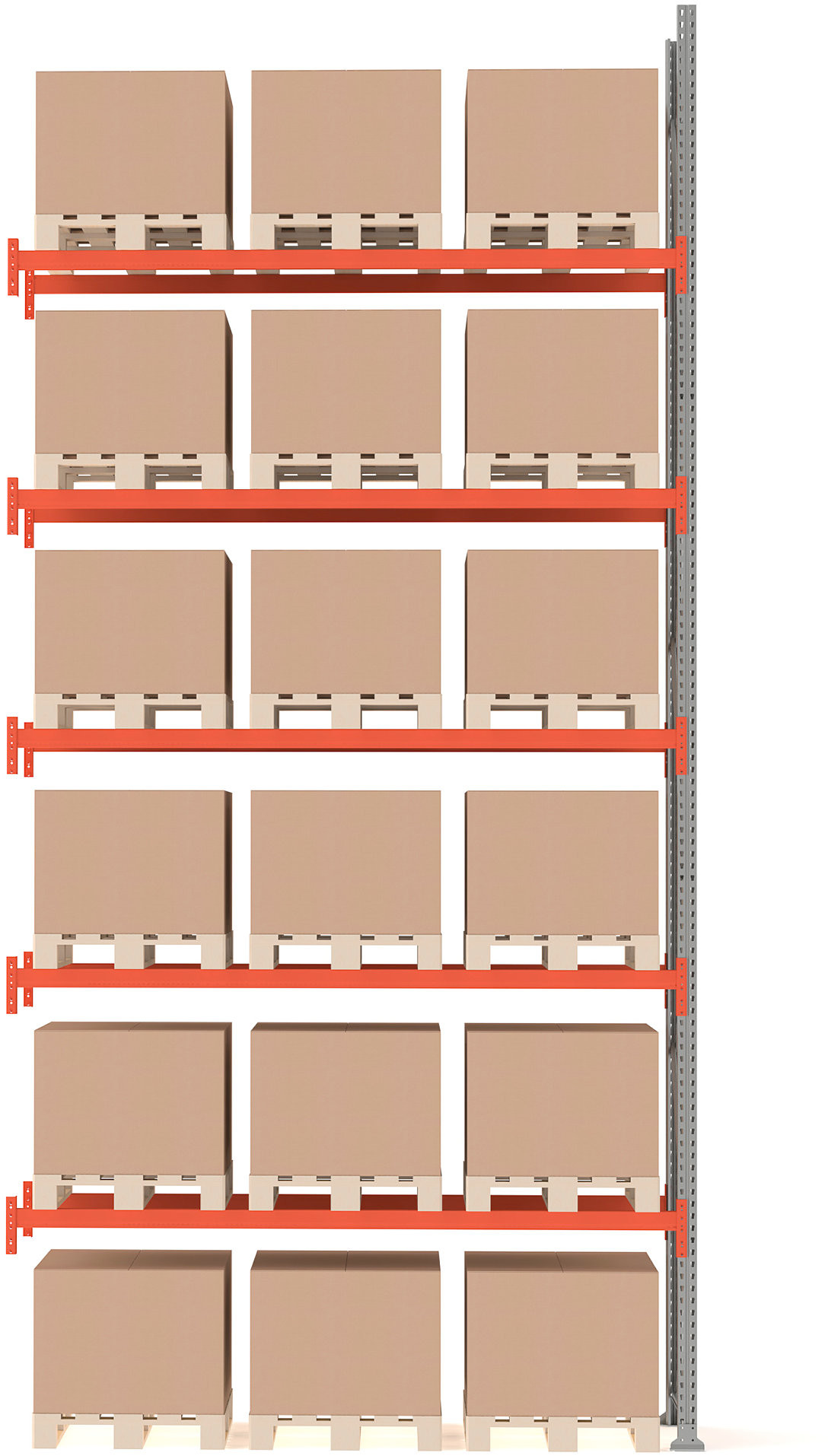 AJ Regał paletowy Ultimate moduł dodatkowy 6000x2750x1100 mm 18 palet 23742