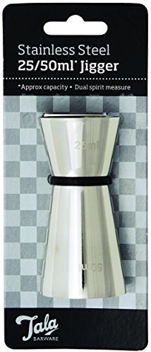 Tala Wymiar podwójne  Cocktail wykonana ze stali nierdzewnej, 25/50 ML 10A20100