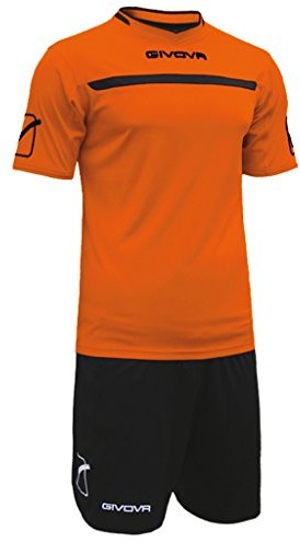 Givova Kit One T-Shirt + Shorts Fussball męski, pomarańczowa, xl KITC58