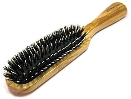 Golddachs Golddachs szczotka do włosów Pneumatic, drewno oliwkowe, 6-rzędowa