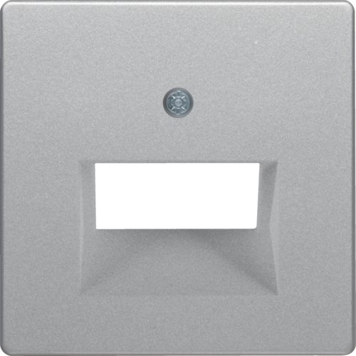 Berker Q1/Q3/Q7 aluminium płytka do gniazda telefonicznego x2) B_14096084