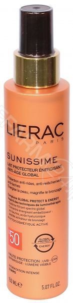 Lierac Sunissime energetyzujące mleczko ochronne do ciała SPF 50 150 ml