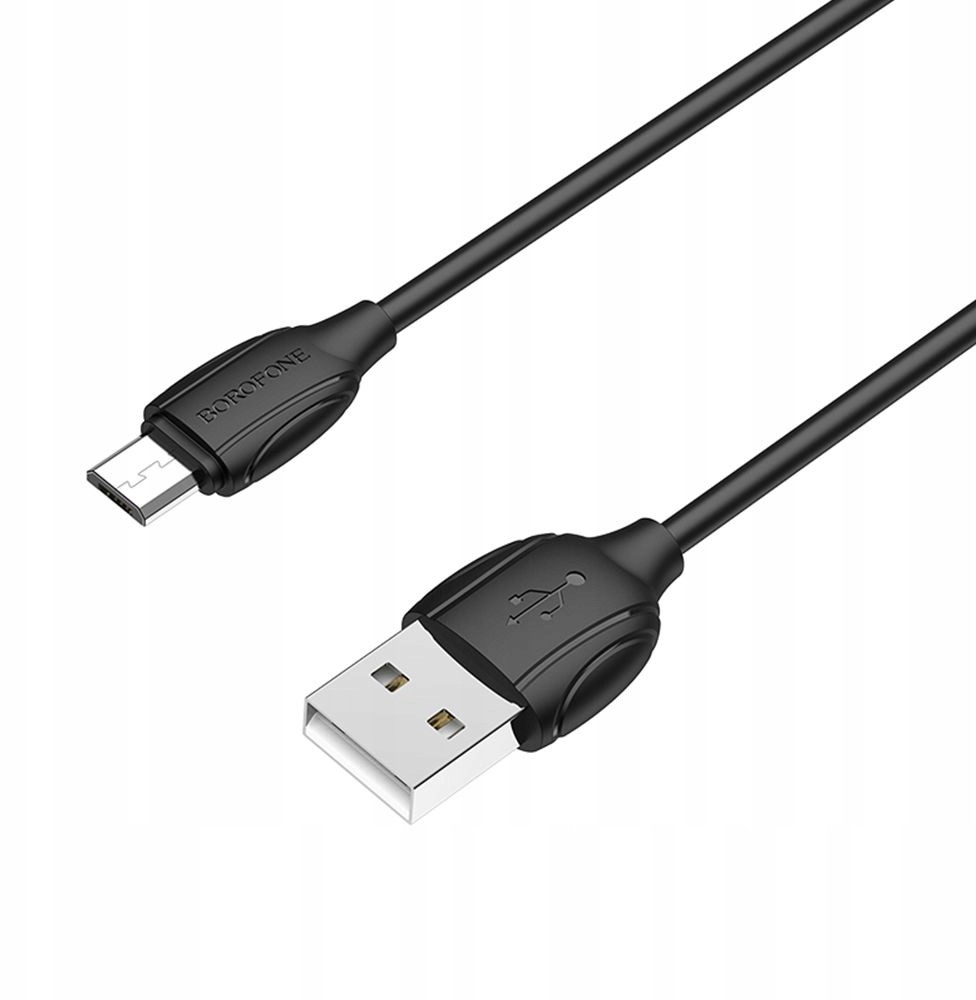 Borofone Kabel BX19 Benefit micro czarny 1,3A 1m
