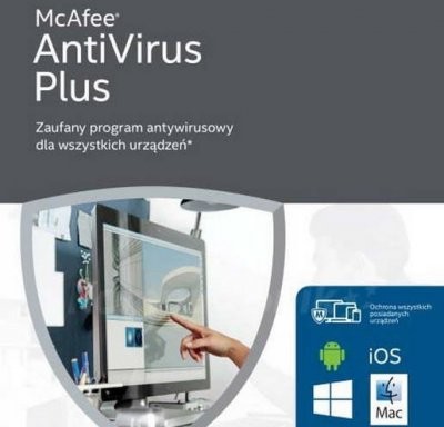 McAfee 2021 Internet AntiVirus Plus 3 PC/1 rok Polska wersja językowa!