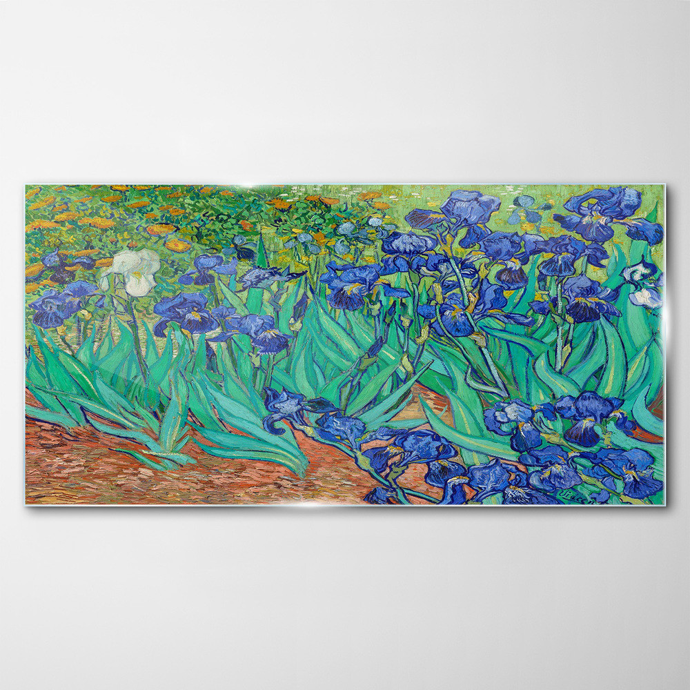 PL Coloray Obraz na Szkle Irysy Van Gogh 100x50cm