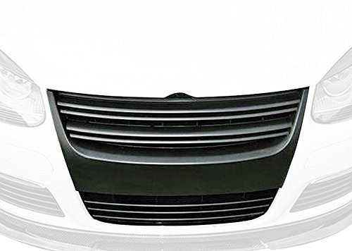 AUTOSTYLE GT-Look grill bez markowego emblematu, kompatybilny z Volkswagen Golf V GTi/GT 2003-2008 + Jetta 2005-2010 DX SG932