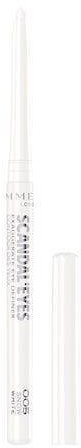 Rimmel Scandaleyes Exaggerate wodoodporna miękka kredka do oczu 005 Snow White 0.35g
