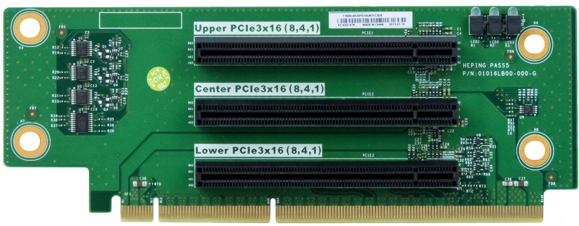 IBM 94Y6704 Riser 3x PCIe x16 X3650 M4