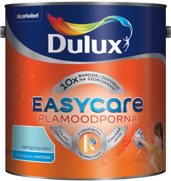 Dulux Farba Easy Care niezmącony lazur 2,5L