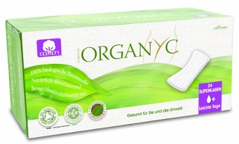 Organyc organyc Slip wstawkami ze 100% ekologicznej bawełny, płaski, 4er Pack (4 X 24 sztuk) ORGST24AMA