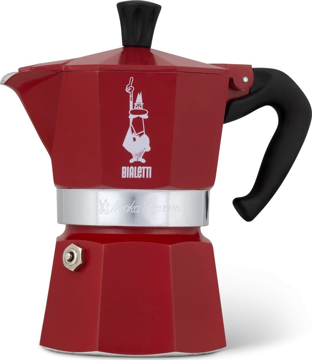 Bialetti Kawiarka Moka Express 1 TZ czerwona 4941