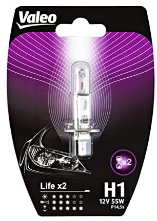 VALEO zarowka w blistrze h1 life x2 32500 32500