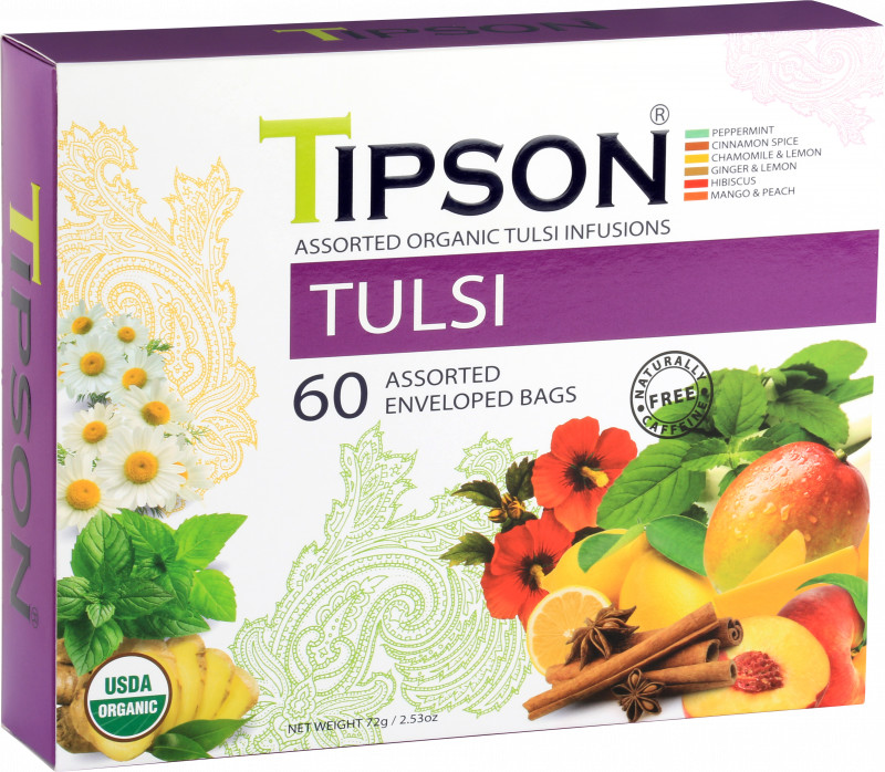 ORGANIC TULSI ASSORTED w saszetkach - 60 x 1,2 g