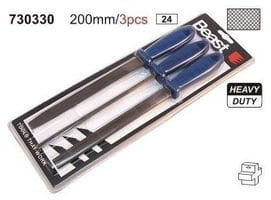 Besttool PILNIKI GŁADZIKI 200MM 3X 730330