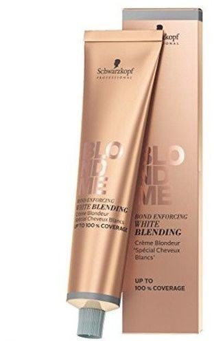 Schwarzkopf BLONDME White Blending Krem rozjaśniający kryjący białe włosy rozjaśnienie do 4 tonów 60ml 12490/IB