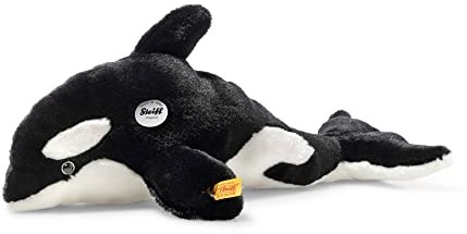 Steiff Ozzie Orca - 37 cm - przytulanka - czarna/biała 067525