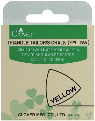 Clover 432/Y kreda krawiecka 1 sztuki, żółty 432/Y