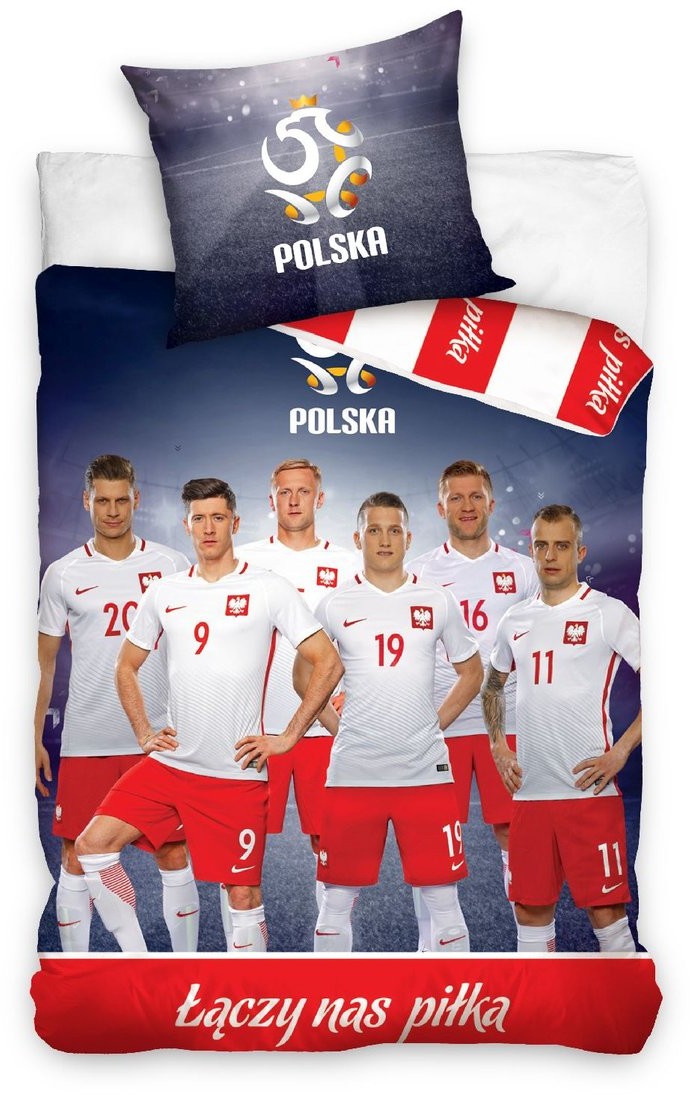 Carbotex Reprezentacja Polski, Pościel dziecięca, 160x200 cm