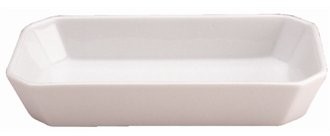 Olympia NextDay Cufflinks cateringu w438  Hors-miseczki, 235 MM X 122 MM, podłużne, biały W438