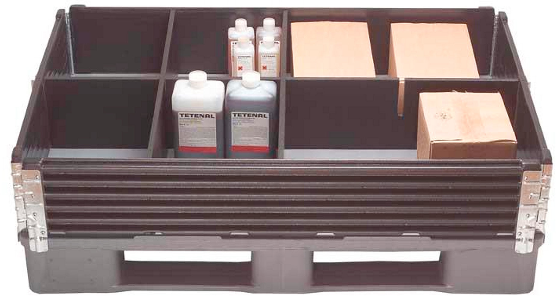 AJ Produkty Kołnierz paletowy, 800x600x200 mm, czarny