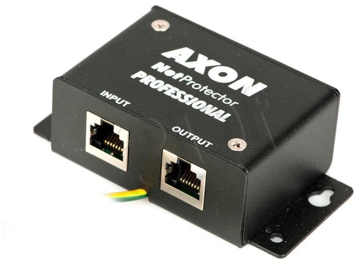 Axon HSK DATA [Net Protector Professional] - sieciowe zabezpeiczenie przeciwprzepięciowe (1 kanał RJ45 dla sieci 10/100/1000 Mb/s, metalowy) W0028