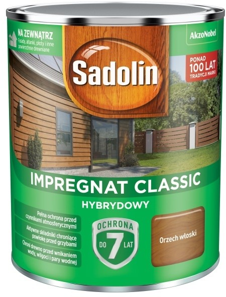 Sadolin Impregnat do drewna Hybrydowy orzech włoski 0 75 l 5327489