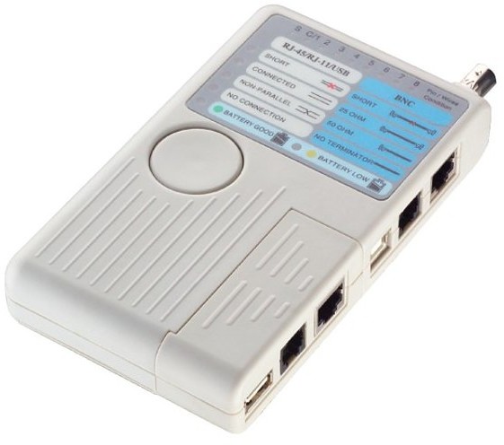 Tester okablowania RJ45 8p8C Usb Bnc + terminator