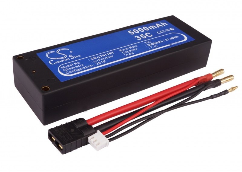 Cameron Sino 5000mAh 37.00Wh Li-Polymer 7.4V 2S 35C