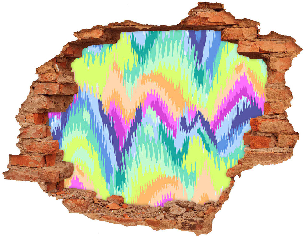 Wallmuralia.pl Fototapeta dziura na ścianę Tęczowe tło