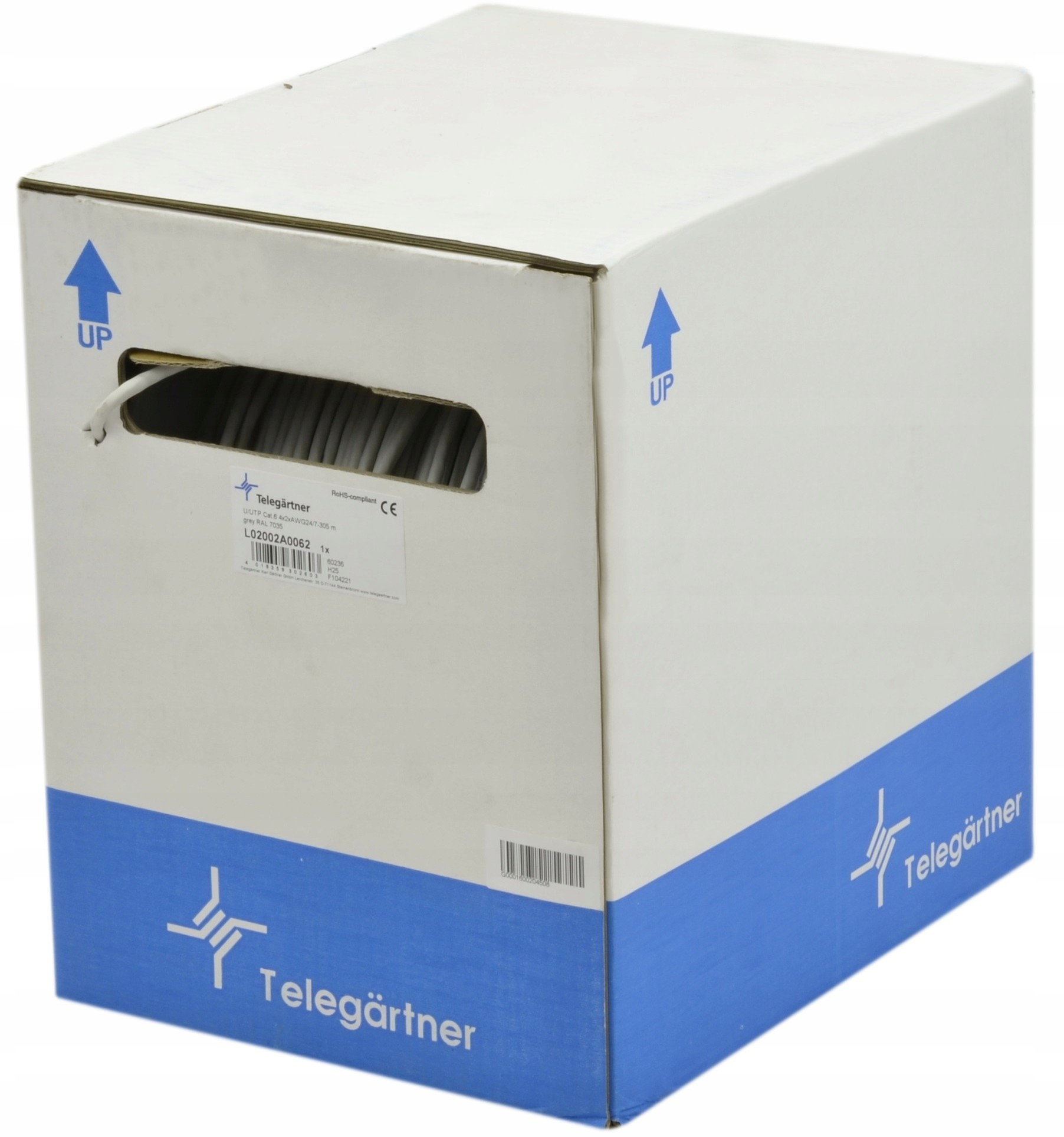 Telegartner Kabel skrętka linka Utp kat.6 Cu 305m
