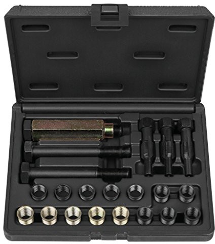 KS Tools 150.5080 threadfix naprawczych komplet M14 x 1.25 do świec zapłonowych, 20-częściowy