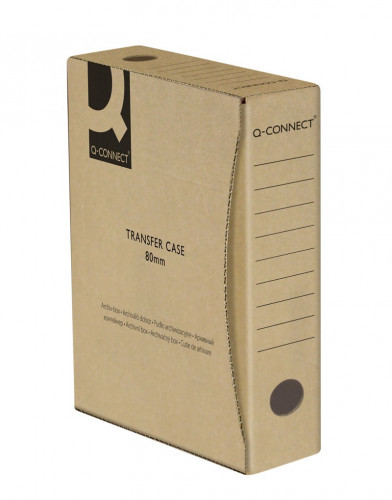 Q-CONNECT Pudło archiw. A4 80 - brąz KF15832