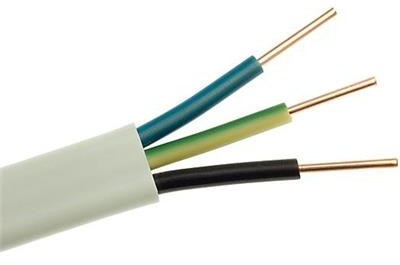 Elektrokabel Przewód instalacyjny płaski 450/750V YDYp 3x1,5 YDYP3X1,5