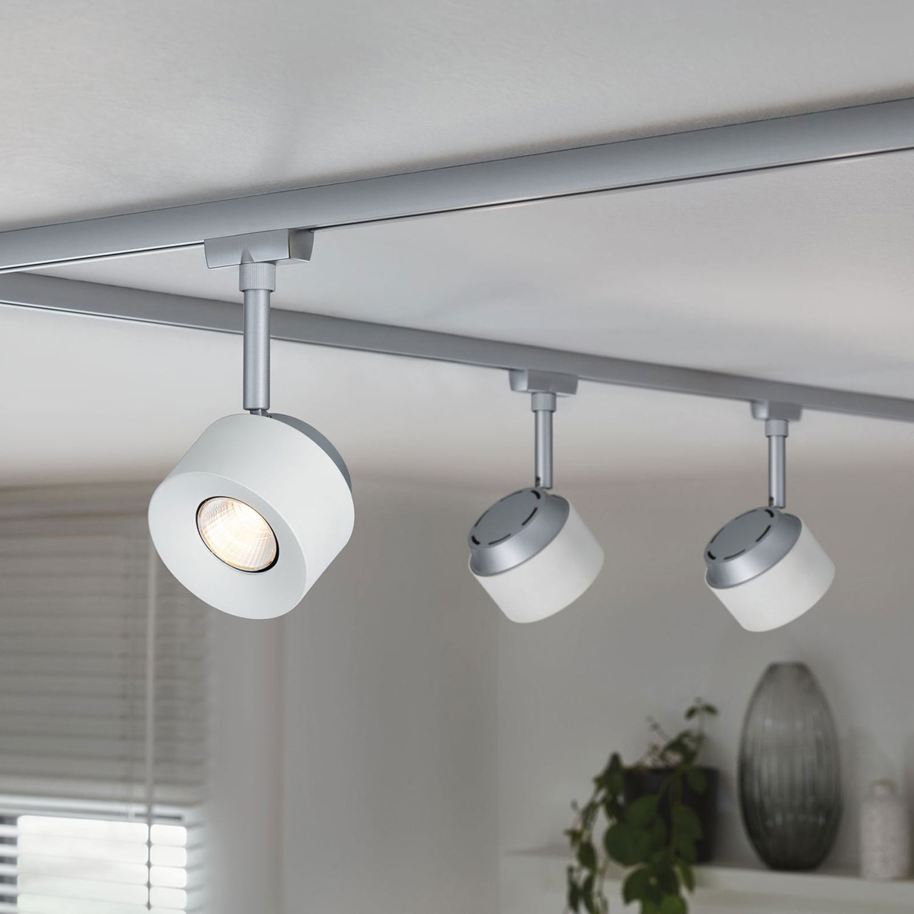 Paulmann URail spot LED Pane chrom matowy, biały